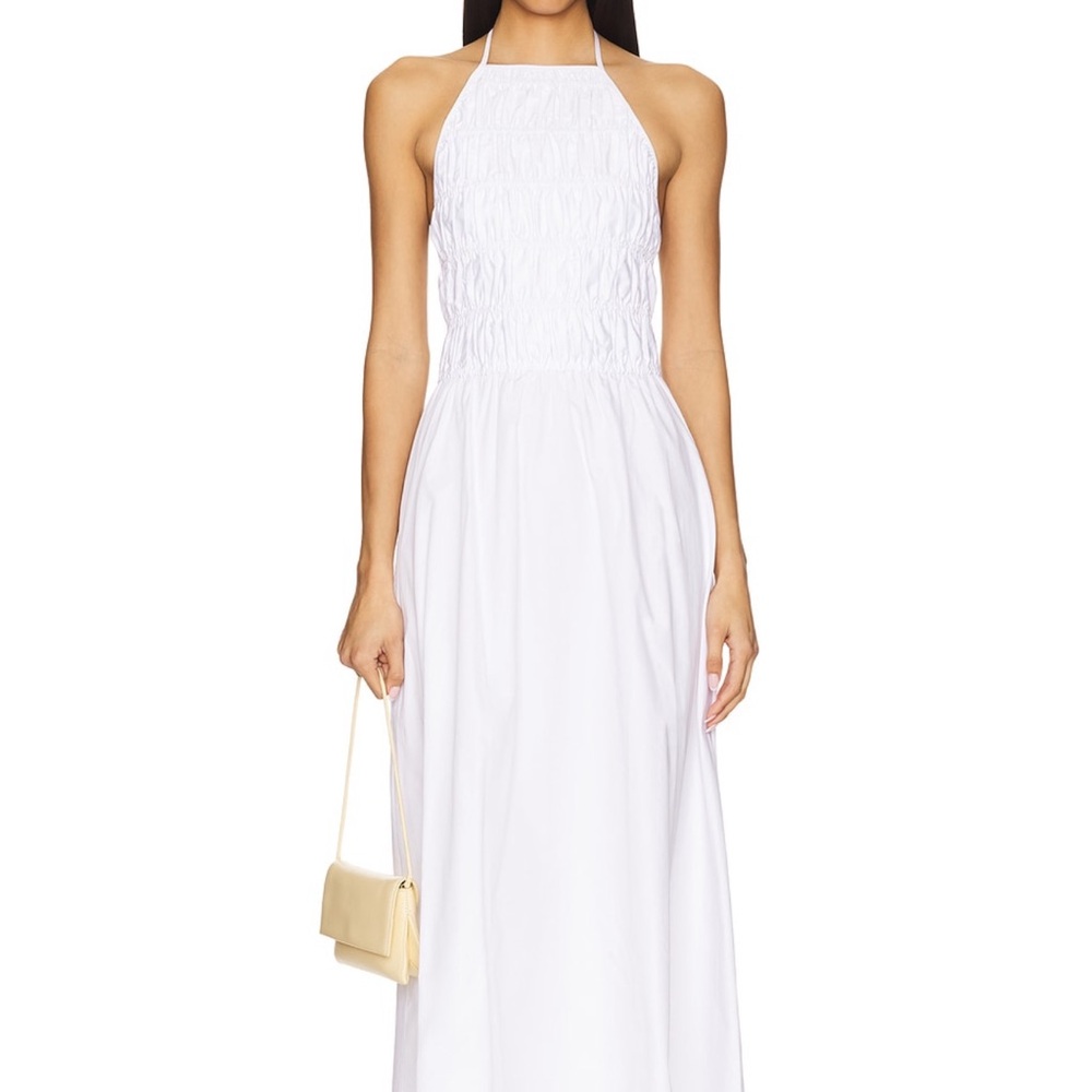 SOLID & STRIPED Elegant White Maxi Dress